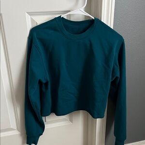 Crz Yoga cropped fleece sweatshirt